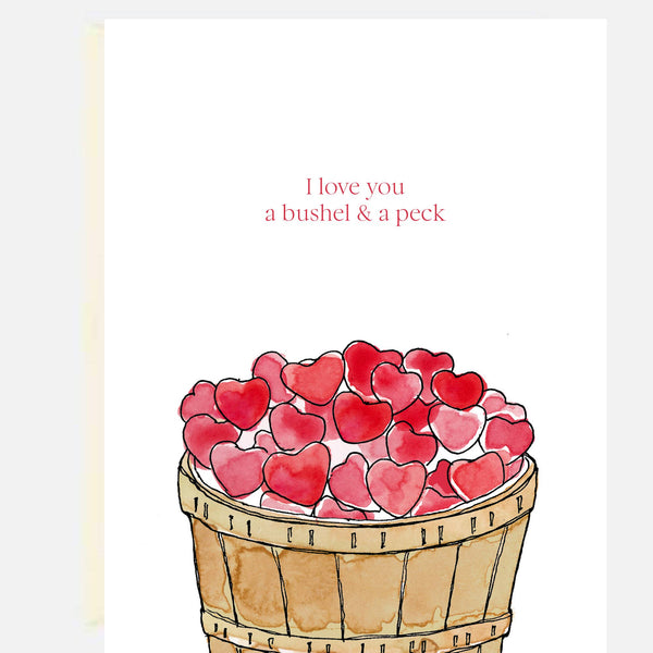 Greeting - Apples I love you Card