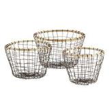 Basket - Yountville Round Wire Baskets