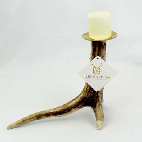 Red Stag Single Candleholder