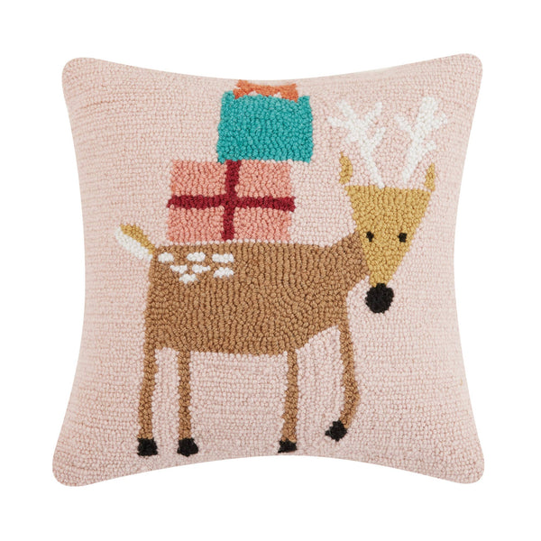 Pillow - Reindeer With Presents