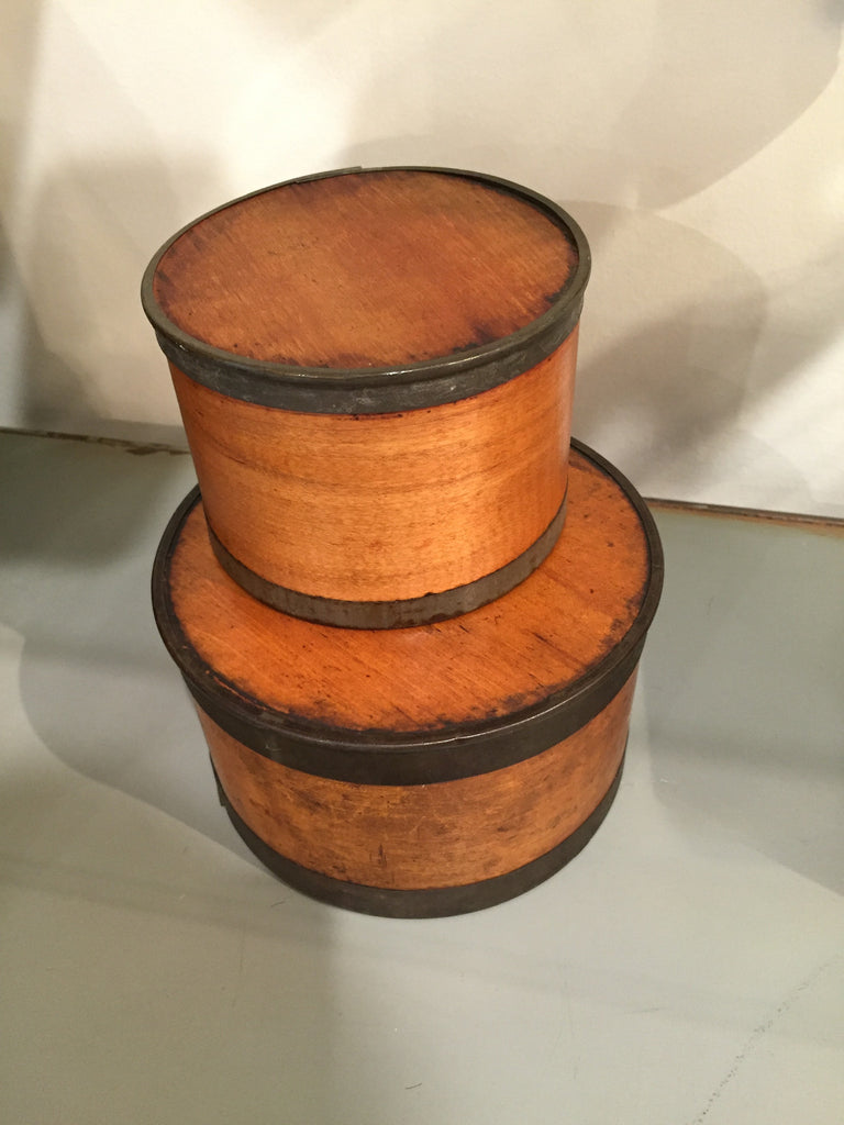 Estate Collection Boxes - Two Cylindrical Boxes