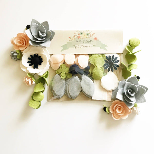 Felt Flower Craft Kit | Anemone Arrangement