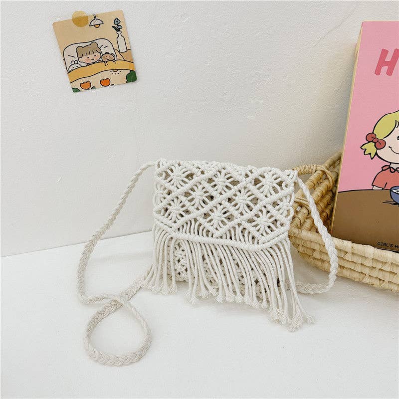 Purse - Little Girls Handmade Knitted Crossbody