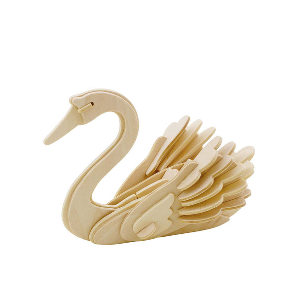 Puzzle - 3D Wooden Puzzles: Swan