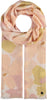 Scarf - Abstract Floral Cotton Print Scarf: