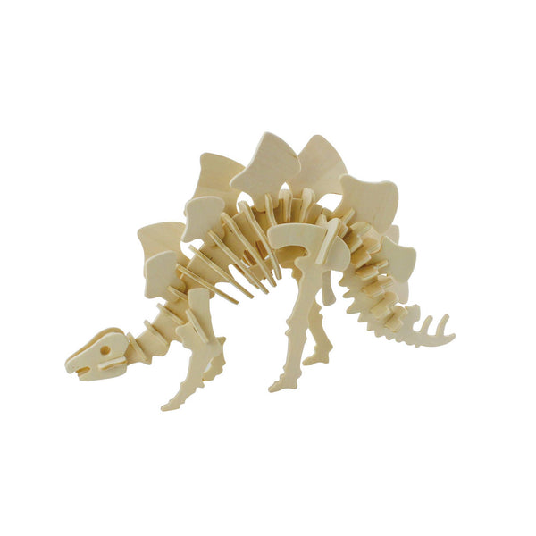Puzzle - 3D Wooden Puzzle: Stegosaurus