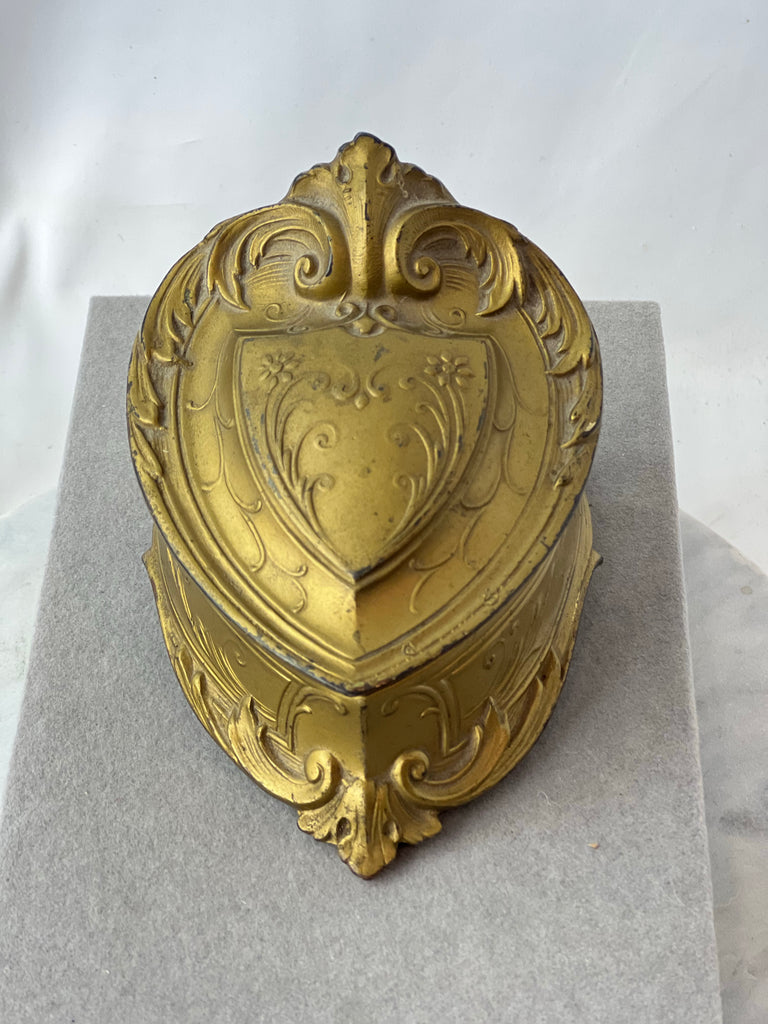 Estate Collection - Vintage French Bombay Cast Metal Jewelry Box