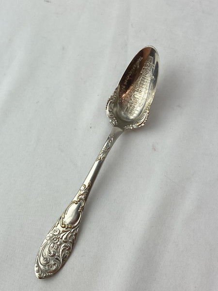 Estate Collection SilverPlate Souvenir Fruit Spoon by Norman Mfg.