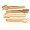 Olive Wood Mini Appetizer Forks