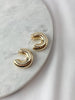 Earrings - Gold Hollow Hoops