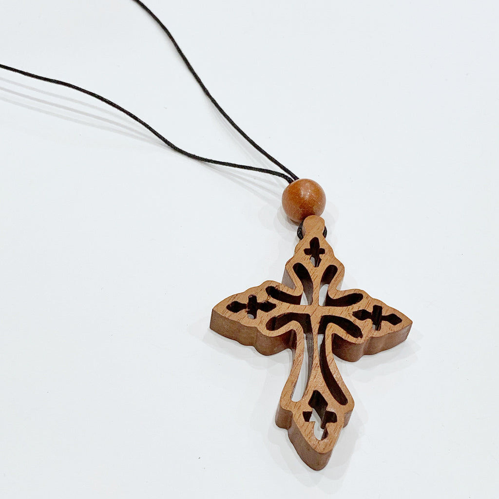 Estate Collection Necklace - Wooden Cross