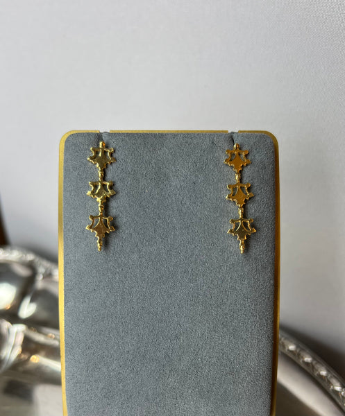 Earrings - Harper Trio in Gold