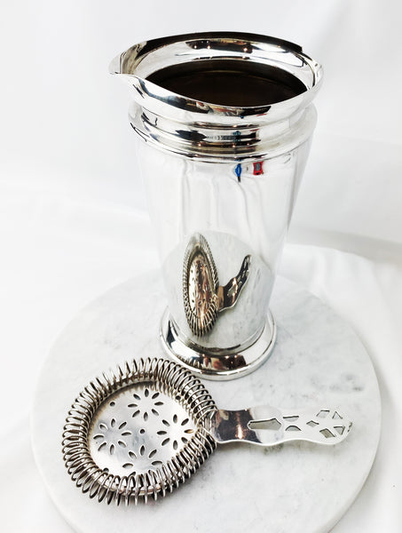 Estate Collection Silver Plate - Jug & Strainer