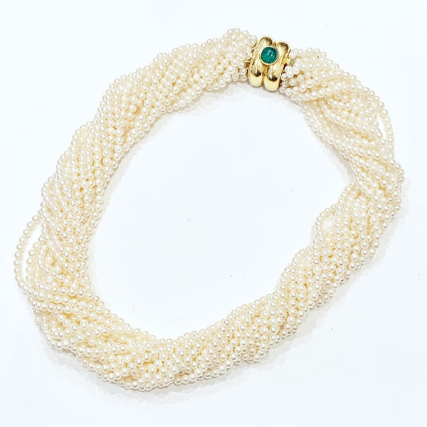 Estate Collection Necklace - 16 Strand 3MM Freshwater Pearls
