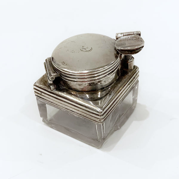 Estate Collection Sterling - Inkwell  Antique 1830 English