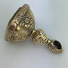 Estate Collection Watch Fob - Victorian 9K Rolled Gold Large Citrine