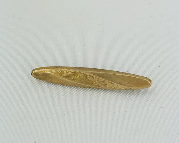 Estate Collection Baby Pin - Victorian Gold Filled Repousse