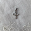Estate Collection Small CZ Cross Pendant