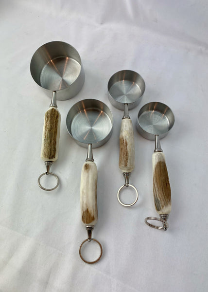 Uncle Tony's Handmade Antler Handle Measuring Cups