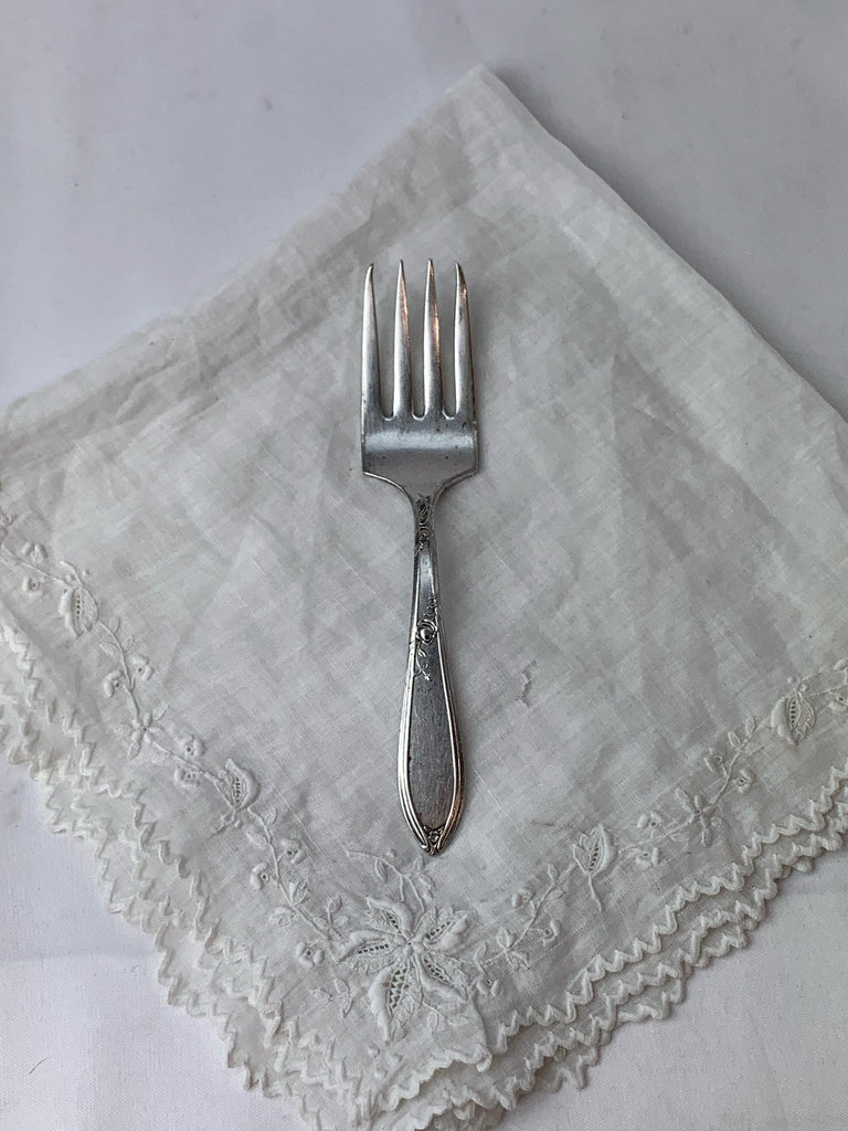 Estate Collection Silver Plate "Rosemary" Baby Fork
