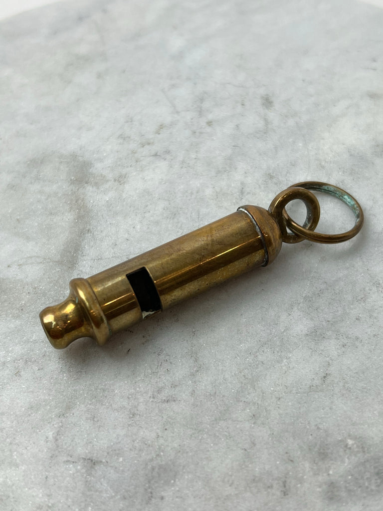 Estate Collection -Whistle -  Brass Police Whistles
