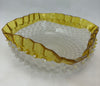 Estate Collection Hobnail Collection - Frosted Yellow/Amber Hobnail