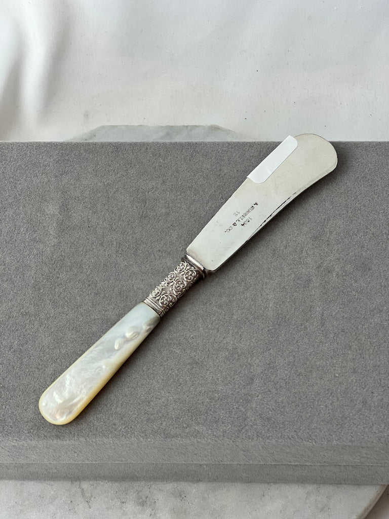 Estate Collection -Sterling and Mother of Pearl  Butter Spreader