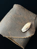 Handmade Love Note Journal in Brown Leather