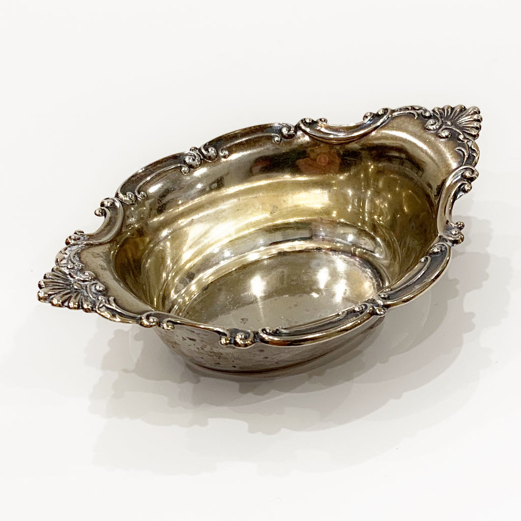 Estate Collection Sterling - Nut Dish w/Gold Wash