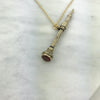 Gold 19thC. Chatelaine Pencil Necklace