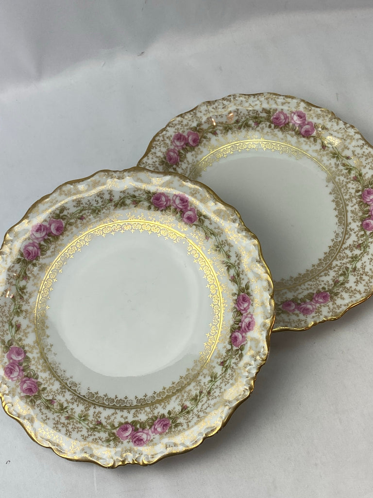 Estate Collection Limoges France Set of Two Plates
