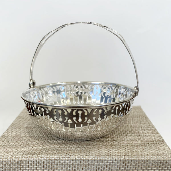 Estate Collection Sterling Reticulated Baskets Mono "S"