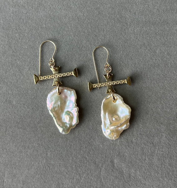 Earrings - Kiko Pearl Gold