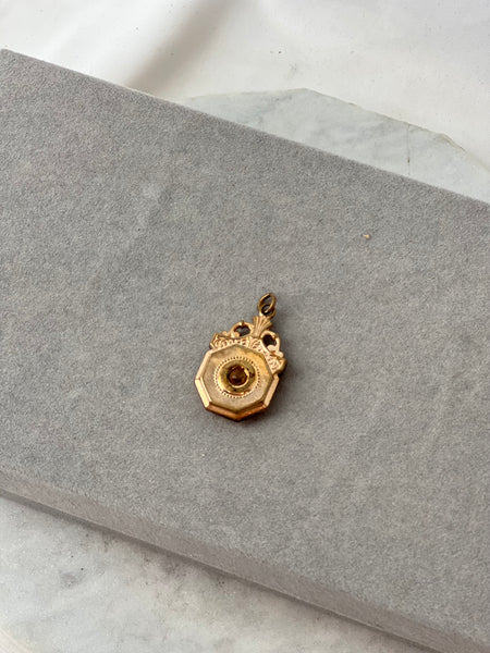 Estate Collection Necklace - Reversible Gold Pendant