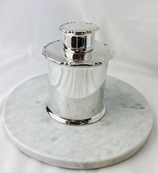 Estate Collection Silver Plate Tea Caddy