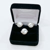 Estate Collection Ring - Vintage YVEL Diamonds &  Pearl set in 18K White Gold