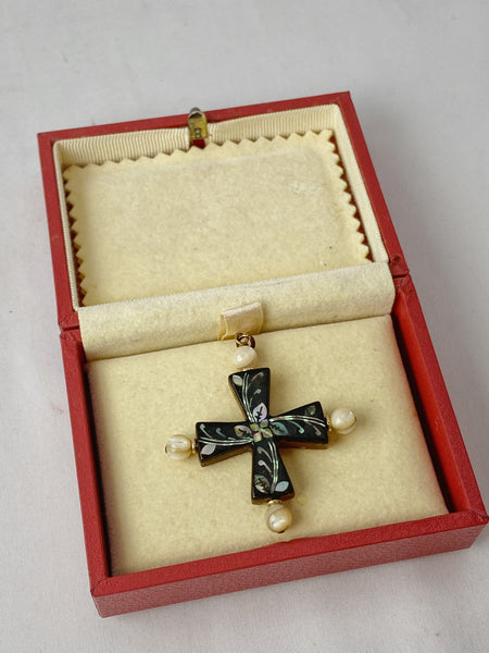Estate Collection Vintage Cross Necklace