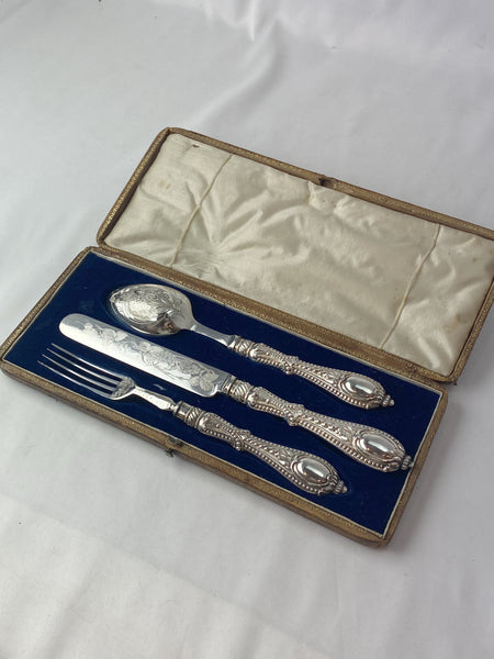 Estate Collection - Silver Plated Boxed Youth Set