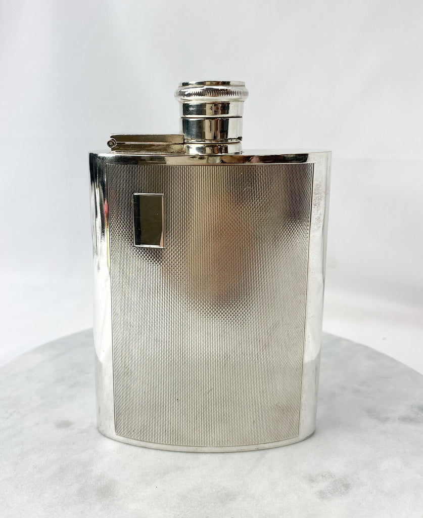Estate Collection Silver Plate  - Flask