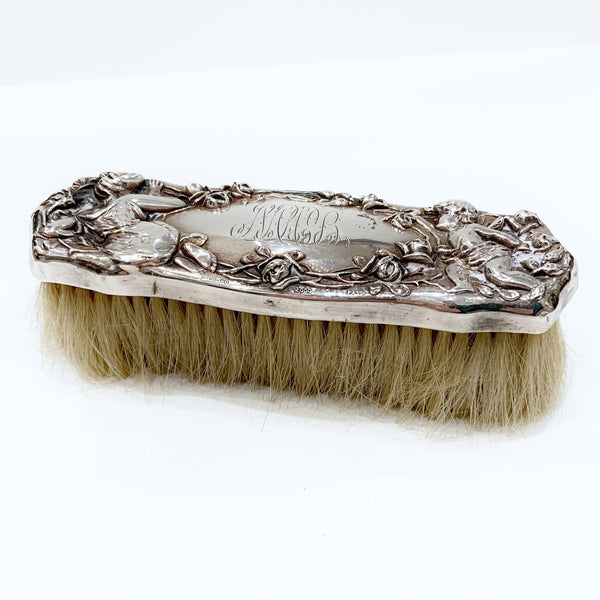 Estate Collection Silver - Clothes Brush Art Nouveau