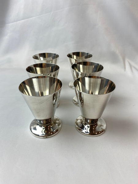 Estate Collection Silverplate - Set of 6 Footed Cups