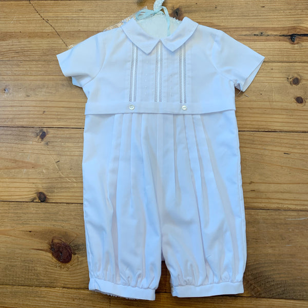 White Romper & Cap