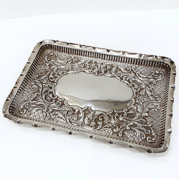 Estate Collection Antique Sterling Dresser Tray