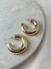 Earrings - Gold Hollow Hoops