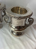 Estate Collection Pair of Antique English Silver Plate Champagne Coolers