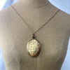 Estate Collection Necklace - Gold Chain w/Oval Locket