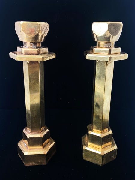 Estate Collection Candlesticks Bronze