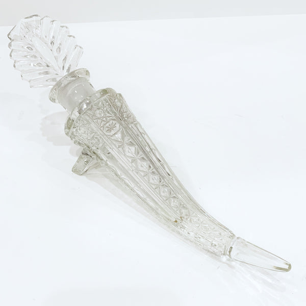 Estate Collection Crystal - Scent Bottle Cut Crystal Horn of Plenty