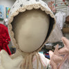 Fabric Bonnets w/Crochet Trim