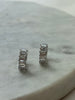 Earrings - Huggie Emerald Cut Stones